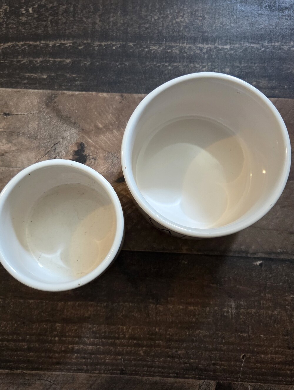 RAE DUNN Artisan Collection GUAC & SALSA Condiment Bowl Set - Picture 2 of 3